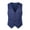 Navy Blue, variant on Men's Solid Color Wedding Vest - British Slim Fit Stage , Polyester Formal Waistcoat for Parties/Weddings