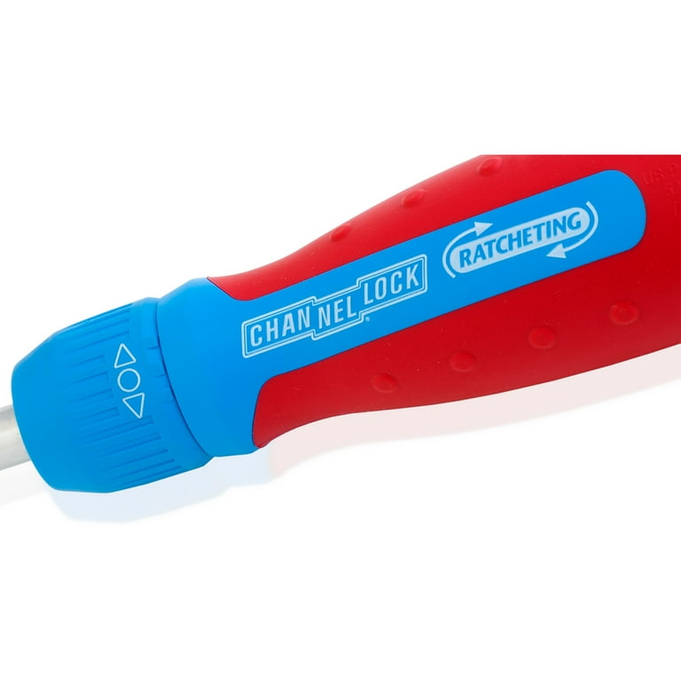 Channellock 13-in-1 Ratcheting Screwdriver, Aluminum Alloy