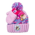 thumbnail image 2 of Character Toddler Chunky Knit Beanie and Mittens, 3-Piece Set, 2 of 5
