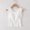 White, variant on Women's Padded Tank Top with Built-in Bra and Wide Straps Featuring Round Neck Cropped Design Black L