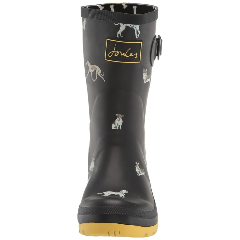 Joules black raining dogs top