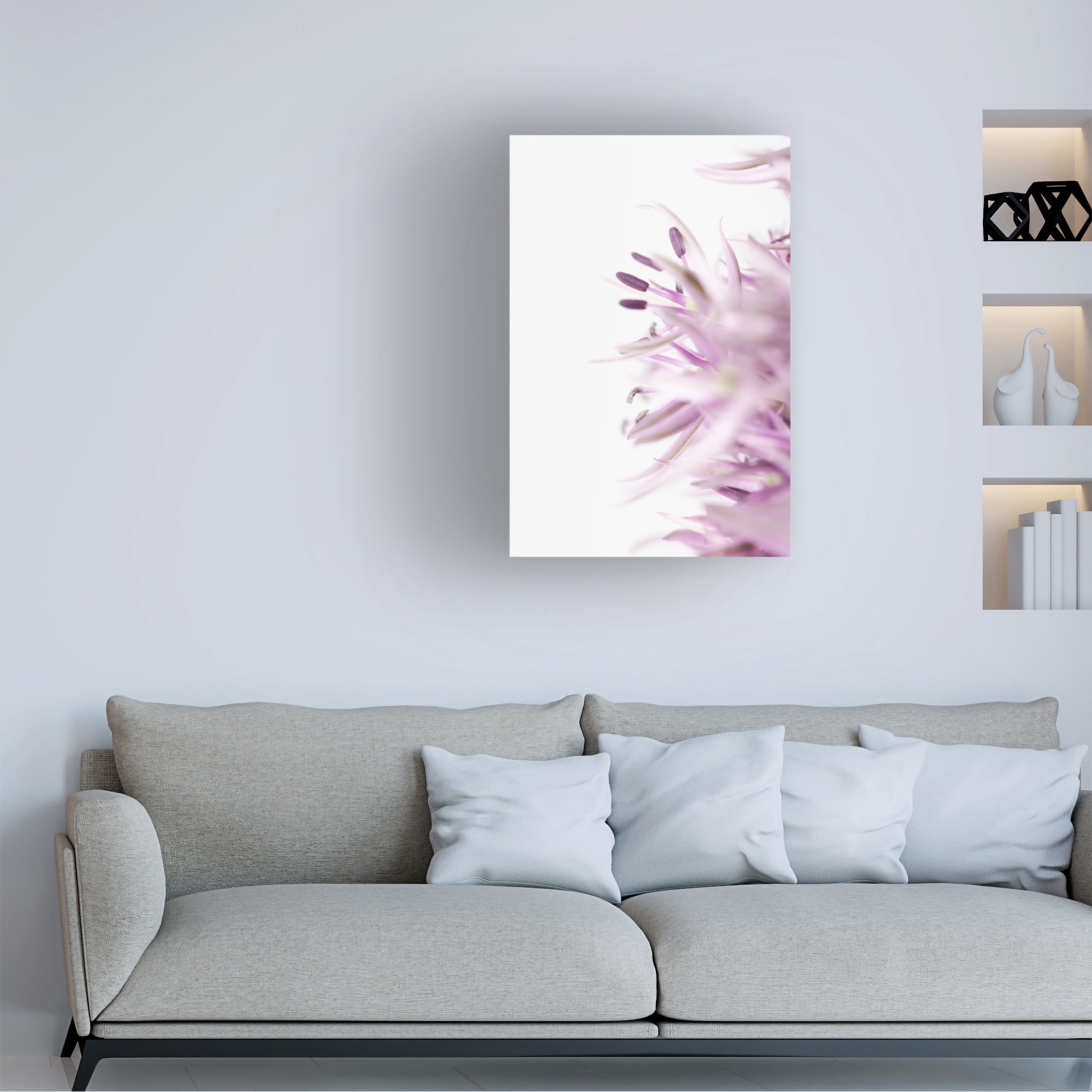 Trademark Fine Art Pictufy Studio Flower Purple Canvas Wall Art