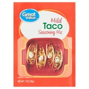 Great Value Mild Taco Seasoning Mix, 1 oz