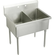 SS 45"x27-1/2"x14" Floor Scullery Sink
