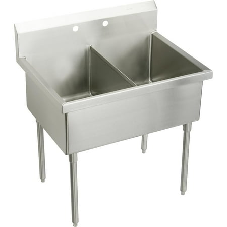 SS 45"x27-1/2"x14" Floor Scullery Sink