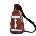 thumbnail image 2 of CAIXIA Women Crossbody Bags Unisex Sports Baseball Crossbody Chest Messenger Bag, Casual Daily Shoulder Purse For Men Women, 2 of 8