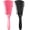 Black, Pink, variant on 2 Pieces Detangling Brush for Afro America/African Hair Textured 3a to 4c Kinky Wavy/Curly/Coily/Wet/Dry/Oil/Thick/Long Hair, Knots Detangler Easy to Clean (Black, Green)
