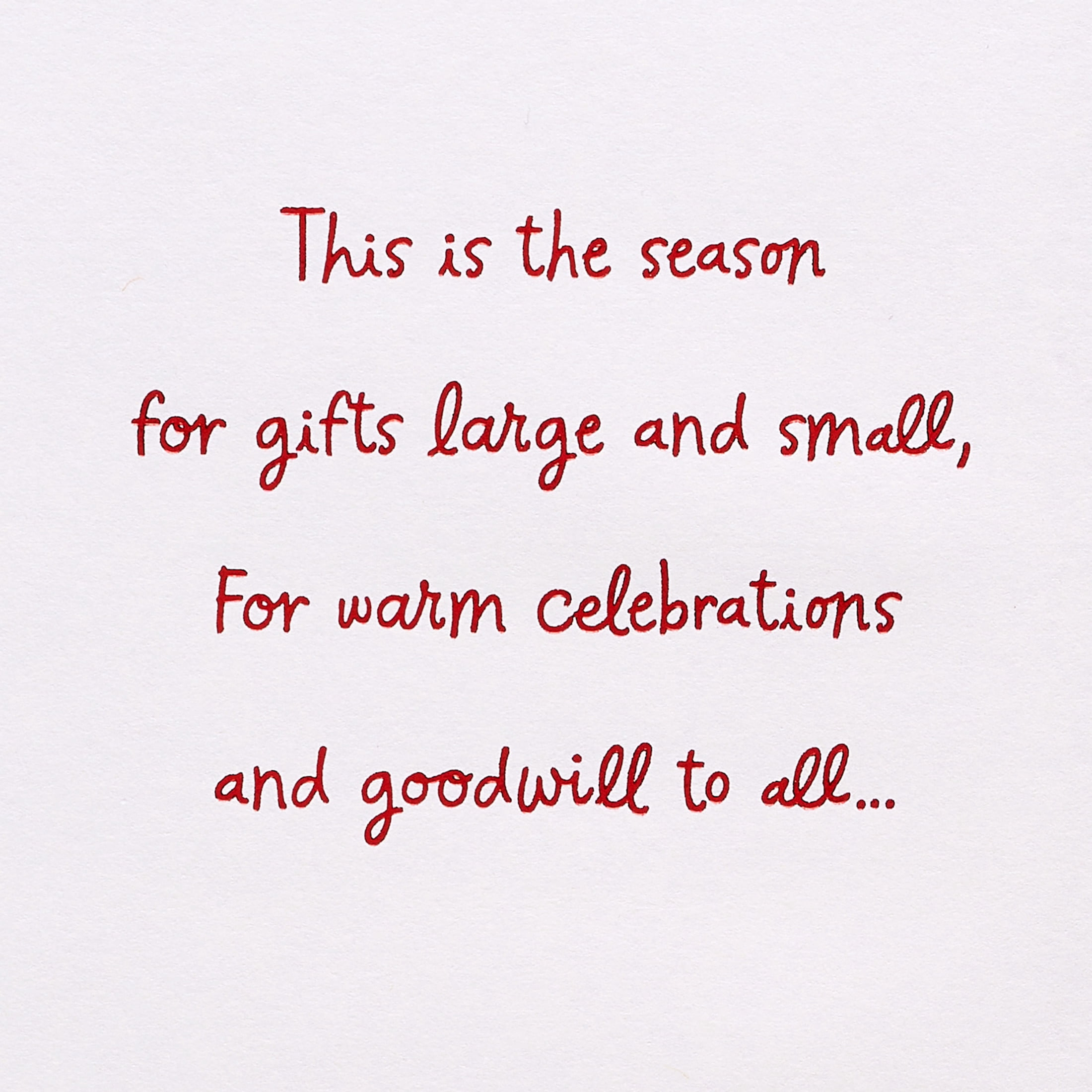 American Greetings Christmas Card for Anyone (Season for Wishing)