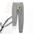 thumbnail image 2 of Lovskoo Women's Winter Sweatpants Shearling Fleece Lined Printing Leggings with Elastic Drawstring Pockets Thick Warm Pants Dark Gray, 2 of 9