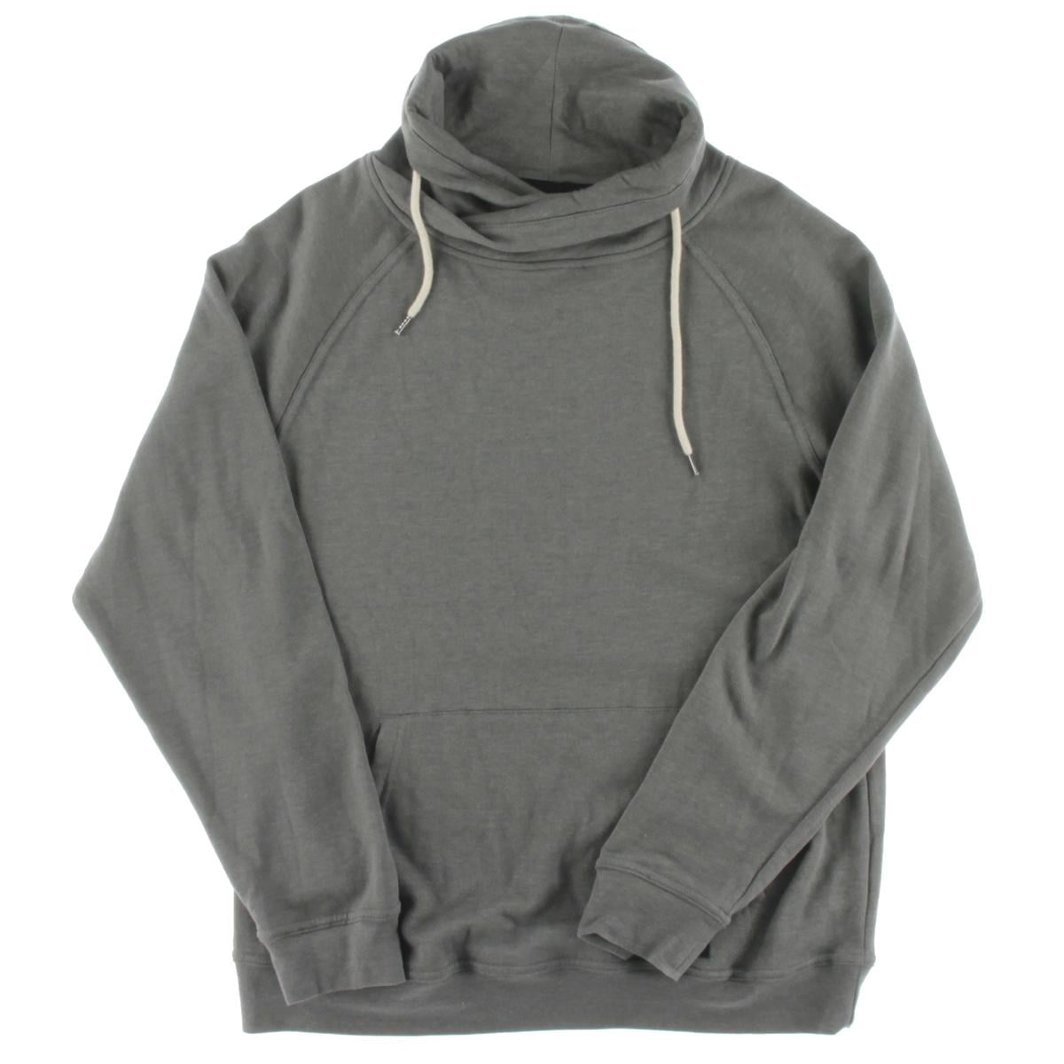 mens cowl neck hoodie