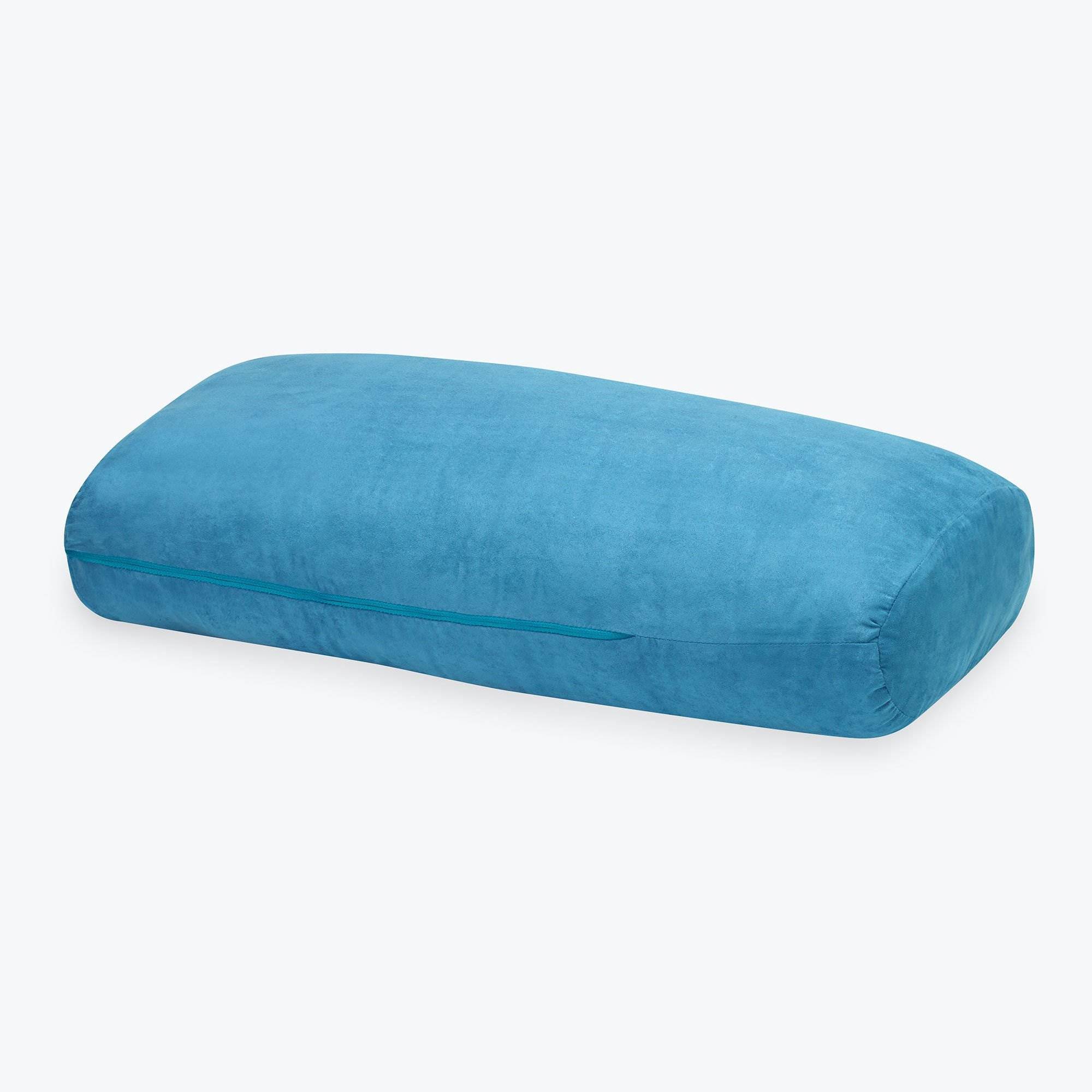 Gaiam Rectangular Yoga Bolster Ultra Soft Meditation Cushioned Support, Teal Walmart Canada