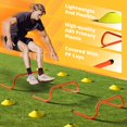 thumbnail image 4 of Set de entrenamiento de velocidad Yes4All con escalera de agilidad de 4,5 m, paracaídas de resistencia y vallas, 4 of 6