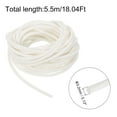 thumbnail image 2 of REGALWOVEN Silicone Foam Seal Strip, Long for Warehouse White 3.2mm x 5.5 Meter, 2 of 7