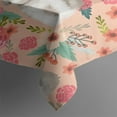 thumbnail image 3 of Shih Tzu Dog and Pioneer Flower Rectangle Tablecloth 60"x84",Waterproof Polyester Rectangle Table Cloth, Wipeable Spillproof Polyester Tablecloth for Dining, Camping, Indoor and Outdoor, 3 of 5