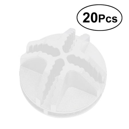

Leke 20Pcs Wire Cube Connectors White for Cube Storage and Modular Organizer Closet Clip
