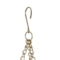 thumbnail image 6 of DecMode 5", 7"H Round Gold Metal Hanging Dome Wall Planter with Chain (2 Count), 6 of 16