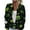 Black, variant on St. Patrick's Day Green Cardigan for Women Lucky Shamrock Pattern Sweaters Y2k Button Down Long Sleeve Knit Cardigans Open Front Sweaters Coat