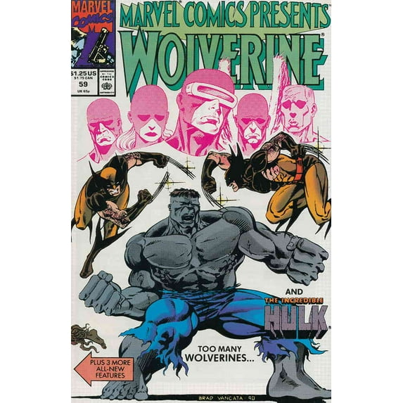 Marvel Comics Presents #59 VF ; Marvel Comic Book