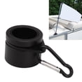 thumbnail image 2 of 2 Pcs G3/4 Flag Pole Rings Aluminium Alloy 360° Rotating Anti Wrap Spinning Flagpole Mounting Clip Kit Black, 2 of 5