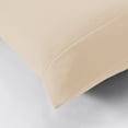 thumbnail image 4 of Modern Threasd 4-Piece Solid Egg Shell White Microfiber Bed Sheet Set, Full, 4 of 12