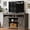 Light Grey, variant on Mayincolor Farmhouse TV Stand, 34'' Tall Entertainment Center for TVs up to 65 Inches, Rustic Barn Door, Dark Grey