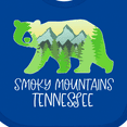 thumbnail image 4 of Inktastic Smoky Mountains, Tennessee Mountains and Bear Shape Boys or Girls Baby Bib, 4 of 4