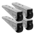 thumbnail image 1 of 5 Pcs Roulettes Robustes Roulettes de Mobilité Lisse Ensemble de Roulettes Pivotantes Support Long Roue Directionnelle Roulettes pour Réparation de Meubles et Chaises de Bureau, 1 of 9