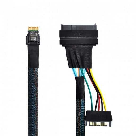 FVH U.2 U2 SFF-8639 to Slimline SFF-8654 4i NVME PCIe SSD Cable for Mainboard SSD 750 p3600 p3700 M.2
