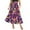 Multicolour, variant on Rose Fringe Table Skirt Knitted Skirt Sweater And Set Womens And Plaid Pleated plus Size Chiffon Ladies' Summer Fashion Flower Printed Half Bronze S