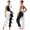 White, variant on YiZYiF Women's 70s Disco Costumes Swing Tassel Sequins Halter Sleeveless Jazz Latin Dance Jumpsuit White M