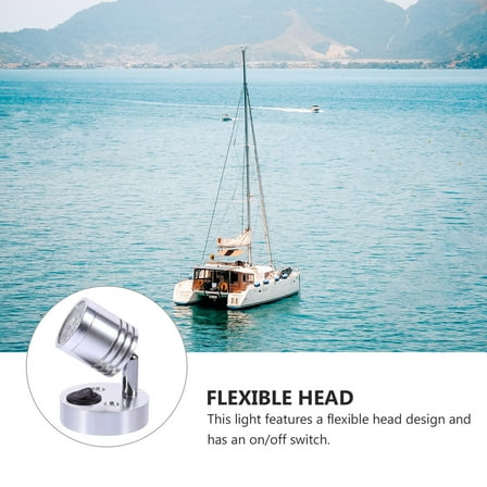 Soimiss 1Set RV Interior Ceiling Light Aluminum Saving Round Design for RV Yacht