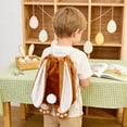 thumbnail image 3 of Bolsas de Regalo de Pascua para Niños Mochila Linda de Conejo para Niños Pequeños Niñas Niños Bolsa de Conejo Rellena Suave con Correas Ajustables, 3 of 6