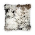 thumbnail image 2 of G.L.Bowron & Co. Ltd. The Mood Tigrado Spanish Sheepskin Patchwork Throw Pillow Multi-Color, 2 of 5