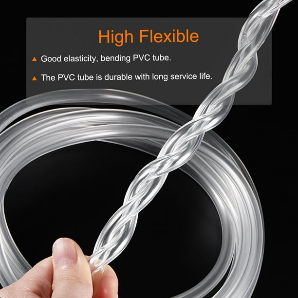 Clear Silicone Translucent Soft Rubber Tube Flexible Hose Food Grade Pipe  2-15mm