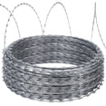 thumbnail image 2 of BeesClover Fils de Rasoir, Fil Barbelé pour Rasoir, 5 Rouleaux de Rasoir pour Clôture, 50 Pieds par Rouleau Rasoir pour Clôture, Acier Galvanisé Barbelé pour Jardin, 2 of 9