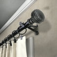 thumbnail image 2 of Siena 13/16" Bay Window curtain rod 20"-36", 38"-72" - Black, 2 of 3