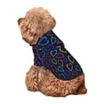 thumbnail image 4 of Bingfone Colored Hearts Dog Clothes Hoodie, Pet Winter Coat,Puppy Sweatshirts for Small Dogs Boy Girl,Suitable for All Breeds-Medium, 4 of 6