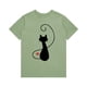 thumbnail image 3 of Blusas y camisas con estampado floral de cuello redondo y manga corta informales con estilo para primavera y verano para mujer OAVQHLG3B Store lin121212, 3 of 3