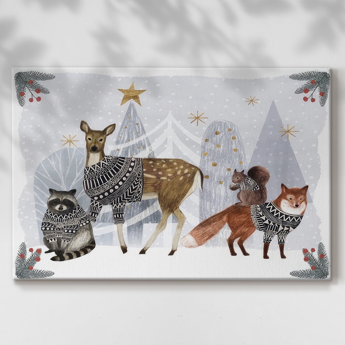 Cozy Christmas Collection A- Gallery Wrapped Canvas