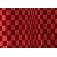 thumbnail image 1 of Ahgly Company Indoor Rectangle Checkered Red Modern Area Rugs, 2' x 3', 1 of 4