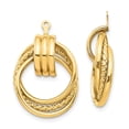 thumbnail image 4 of 14K Yellow Gold Polished Fancy Earring Jackets, 4 of 4