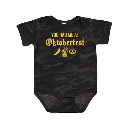 

Inktastic Had Me At Oktoberfest Gift Baby Boy or Baby Girl Bodysuit