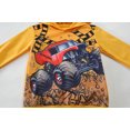 thumbnail image 3 of POPTEM Toddler Boys Hoodies 3D Print Long Sleeve Truck Hooded Sweatshirt Fall Clothes for Kids 4T, 3 of 5