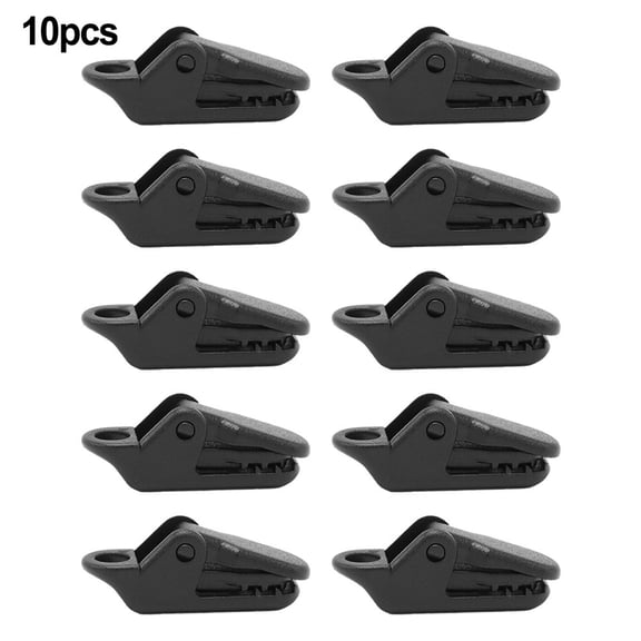 10/20Ă— Tent Tarp Tarpaulin Clips Clamps Heavy Duty Reusable Buckle Camping Tool