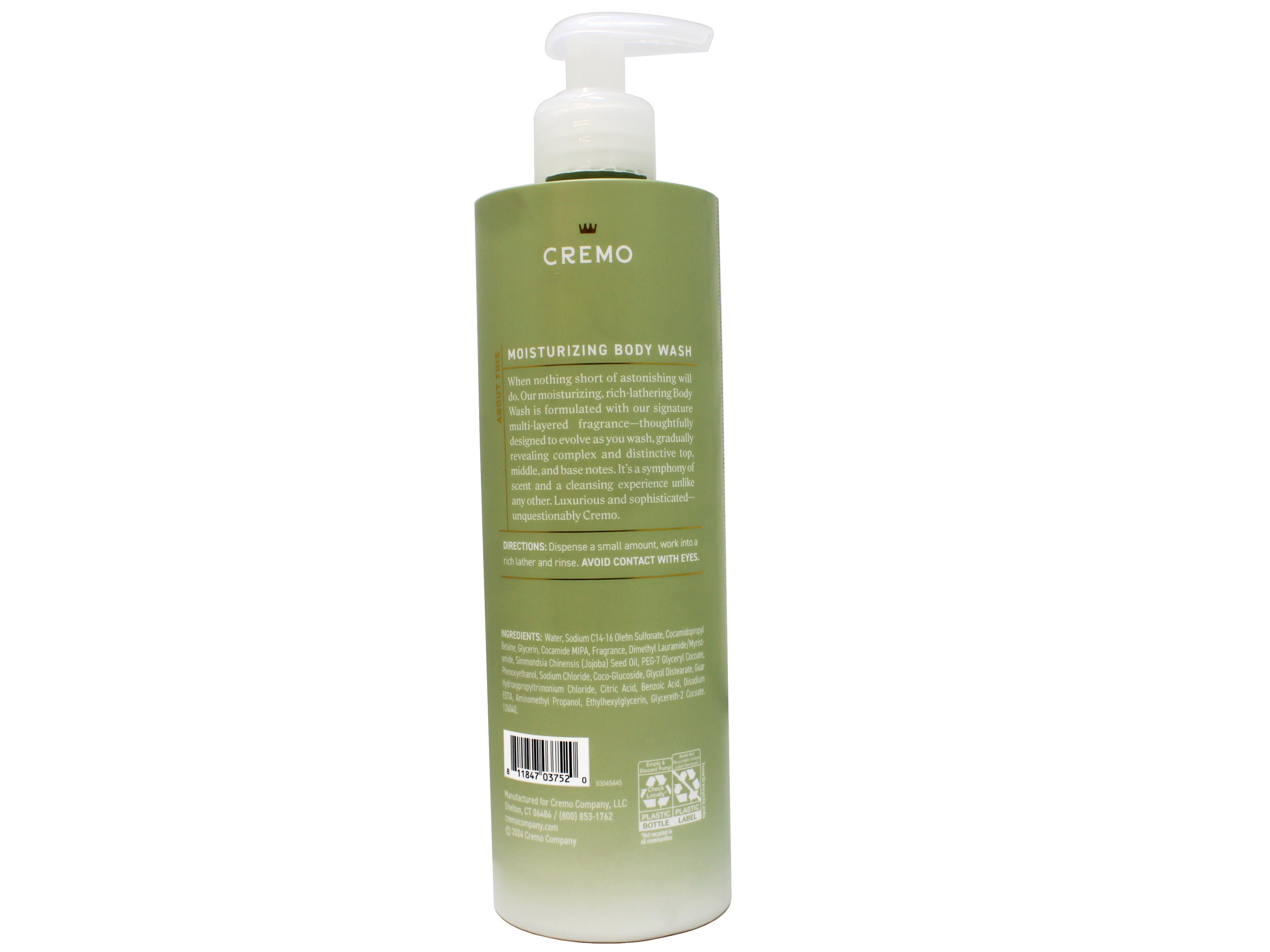 Cremo Moisturizing Body Wash Pear Blossom Multi Layered Fragrance Pump Bottle 16 fl oz (Pack of 2)