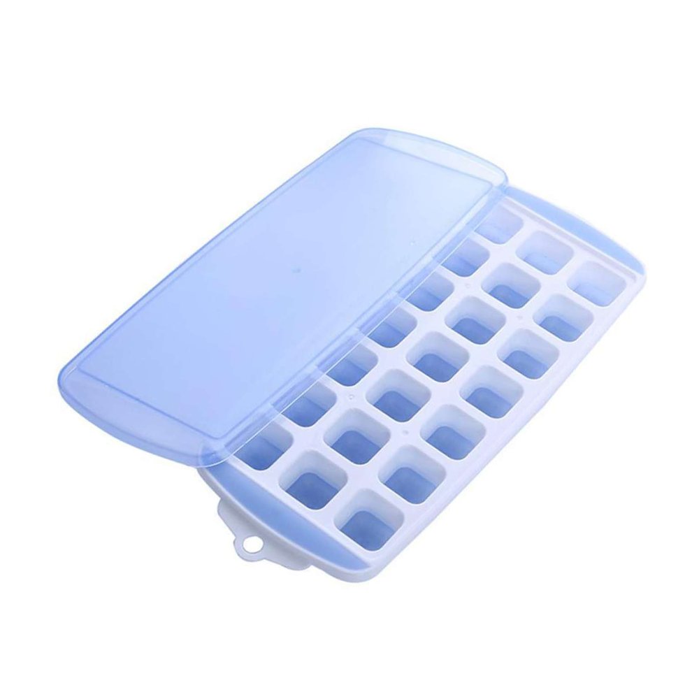 CAYU Onlook Silicone Ice Cube Trays With Lid Cover 21 Square Shaped