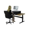 thumbnail image 4 of Uncaged Ergonomics CHANGEdesk - Standing desk converter - rectangular - electric height adjustment - black - black base, 4 of 10