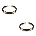 thumbnail image 2 of Sonducket estirable de alambre de acero inoxidable tamaño multicapa Cable trenzado abierto encanto cadena de mano brazaletes joyería de mujer Type6 NO6, 2 of 6