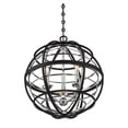 thumbnail image 3 of Savoy House 7-9179-3-67 Vega 18" 3-Light Pendant in Black/Chrome, 3 of 5