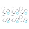 thumbnail image 2 of 10 collares sensoriales para masticar, de silicona suave y segura, con colgante para masticar para niños, color azul oscuro, 2 of 14
